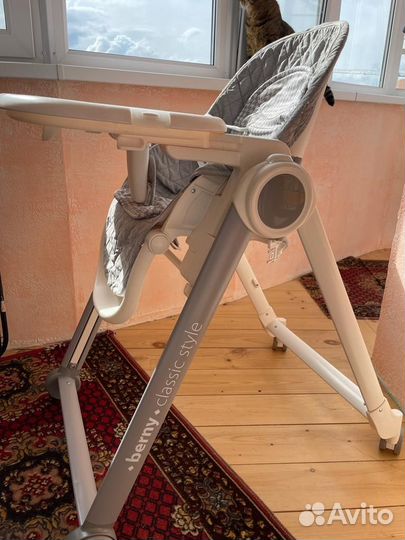 Детский стульчик для кормления happy baby