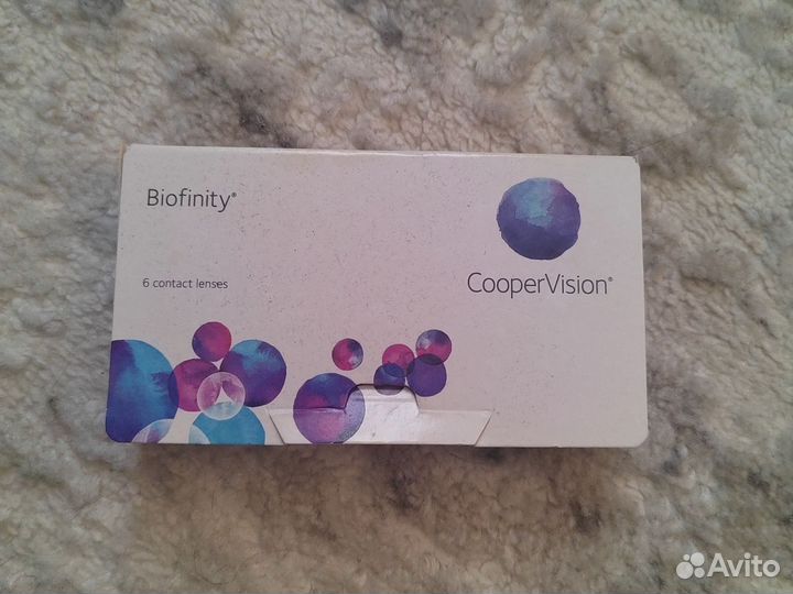 Линзы контактные biofinity
