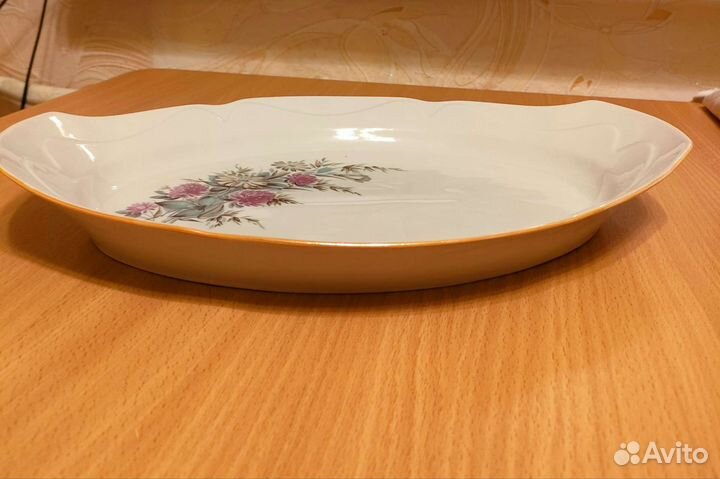 Тарелка (блюдо) Добрушский фарфоровый завод