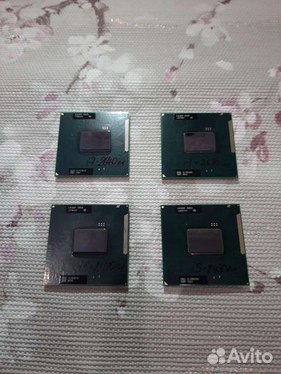 Процессор Core i7-2640m i7-2620m i5-2450m i5-2410m