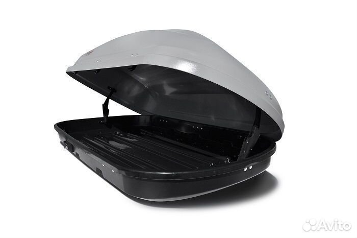 Автобокс на крышу автомобиля Turino 1 серый