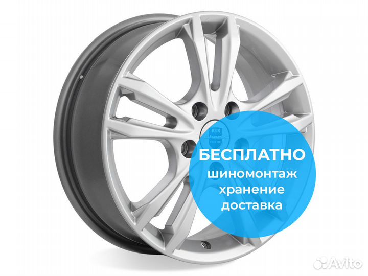 R16 4x100 6J ET41 D60,1 Rapid Samara-оригинал (кс866) Сильвер SK