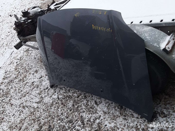 Капот Тойота Авенсис 2 2006-2009 рестайлинг T250