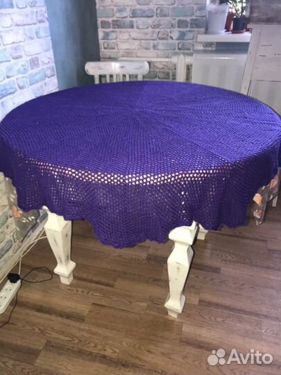 Скатерть на круглый стол
