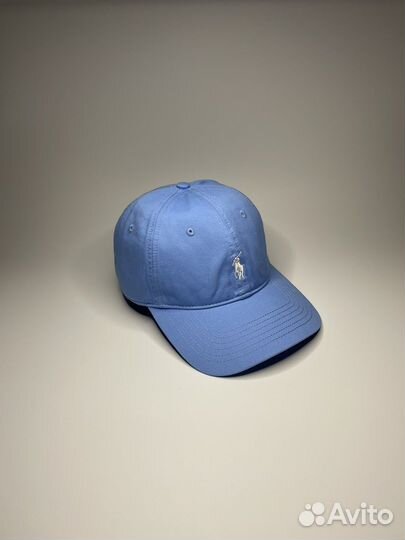 Кепка polo ralph lauren голубая мужская женская