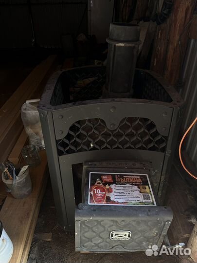 Чугунная печь былина для бани