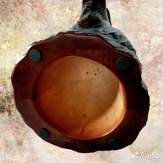 Подставка для наушников из дерева 