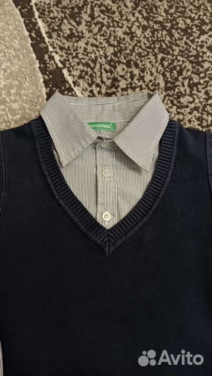 Рубашка + обманка р. 122-128