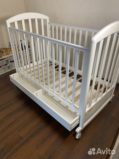 Детская кровать papaloni с ортопедическим матрасом