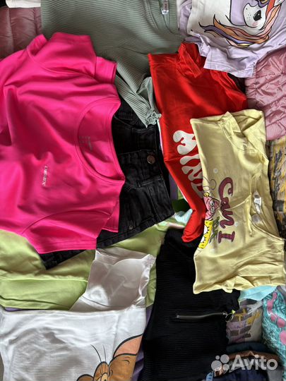 Вещи для девочки размер 140