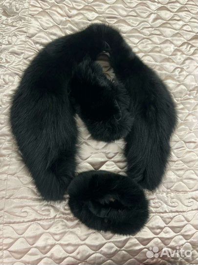 Натуральный меховой воротник