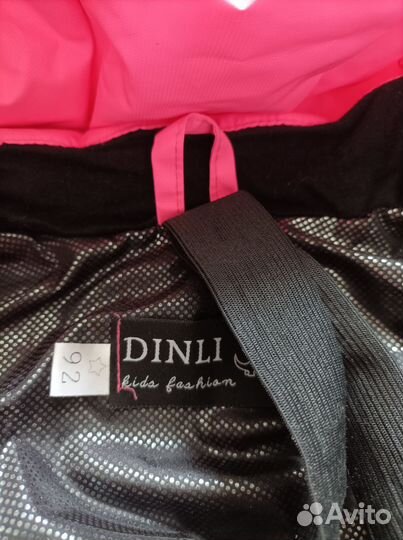 Зимний комбинезон для девочки 92