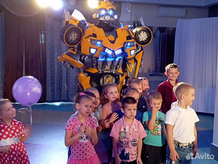 Костюм для аниматора Робот Бамблби