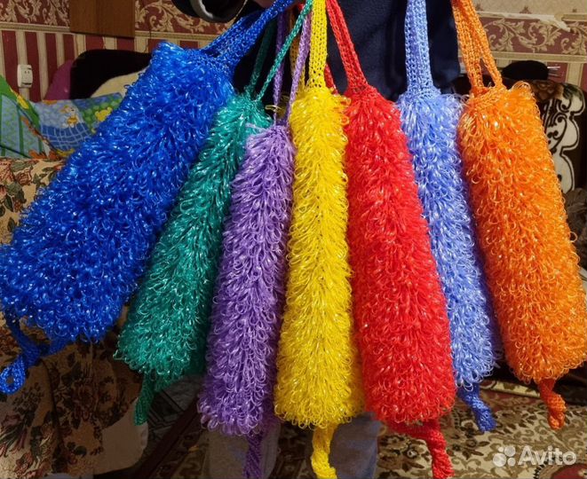 Мочалка ручной работы