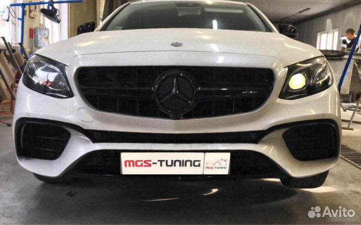 Обвес на Mercedes e-class w213 в стиле 63s AMG