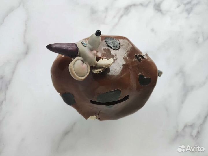 Копилка гриб домик с мышками