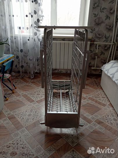 Кровать раскладная, железная, производство СССР