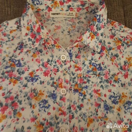 Рубашка на девочку