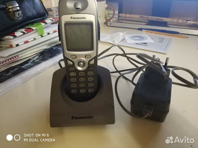Panasonic радиотелефон база с трубкой + родная зар купить в Москве ...