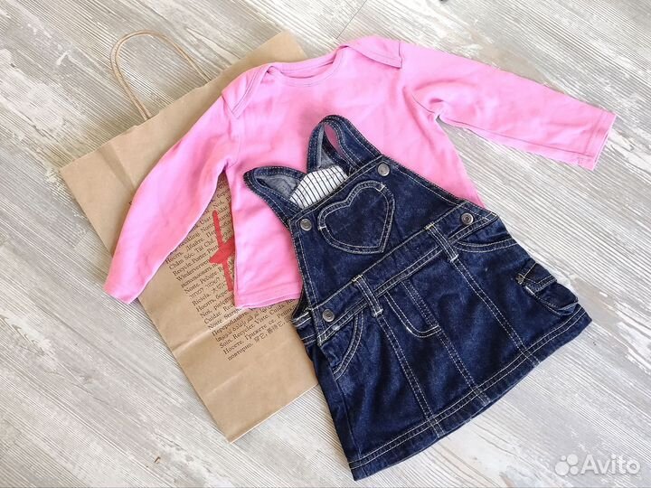 Детские вещи пакетом на девочку 68 74