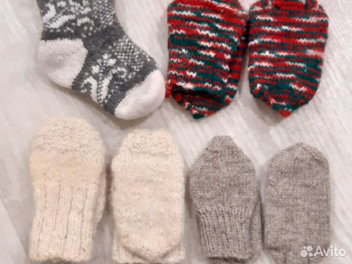 Носки вязаные детские