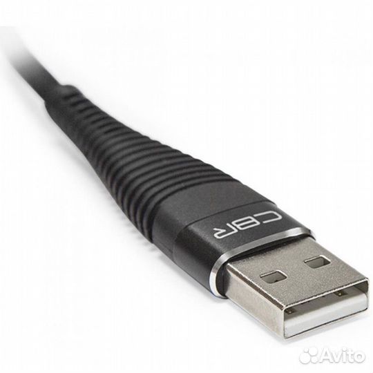 Кабель CBR USB-Lightning, 1м black