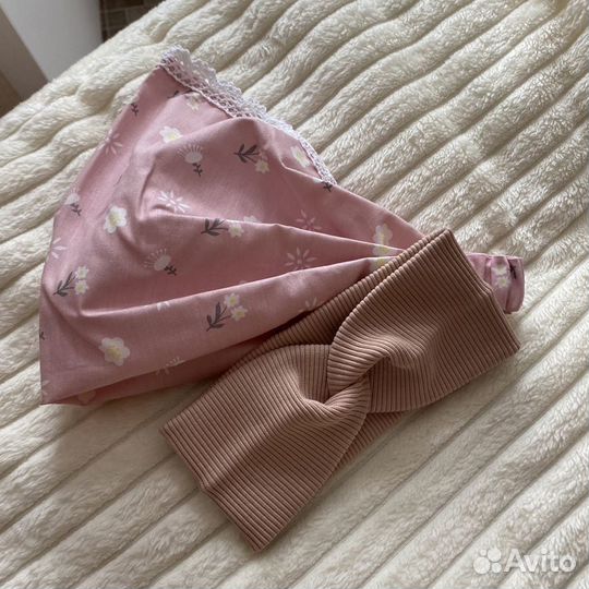 Косынка + повязка на ребенка