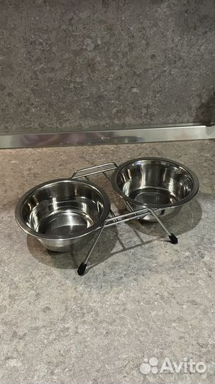 Миски металлические для кошек собак