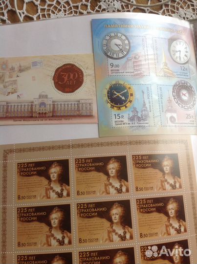 Марки 2011г(листы, малые листы, блоки)