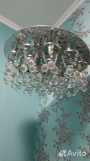 Люстра потолочная подвесная бу