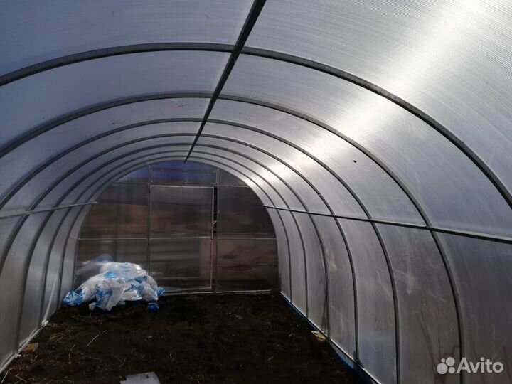Теплица 4м. (Доставка Бесплатно) из поликарбоната