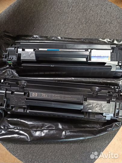 Картридж для HP CE278A 278A заправленный
