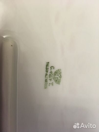 Блюдо антикварное tielsch altwasser