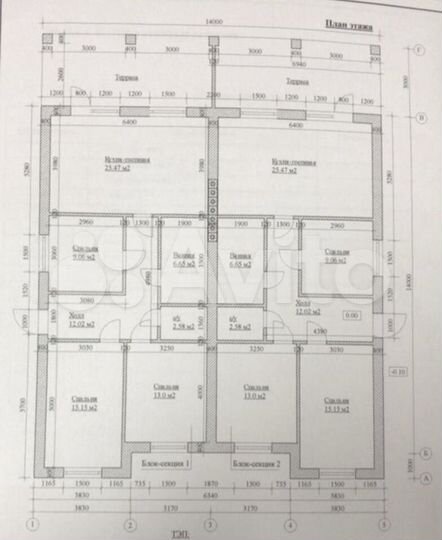 Коттедж 110 м² на участке 3 сот.
