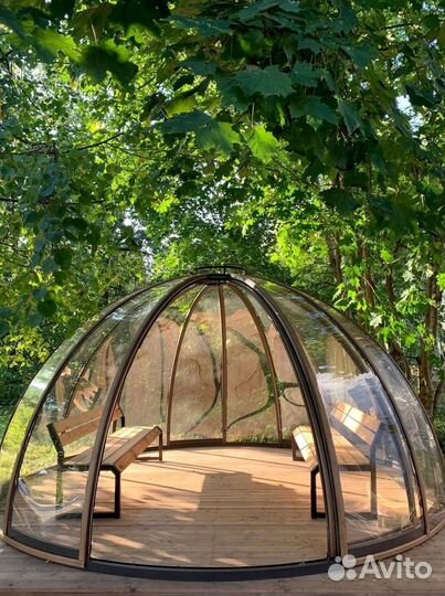 Глэмпинг Стеклянные беседки