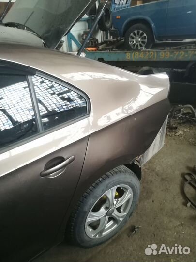 Четверть задняя левая Skoda Rapid