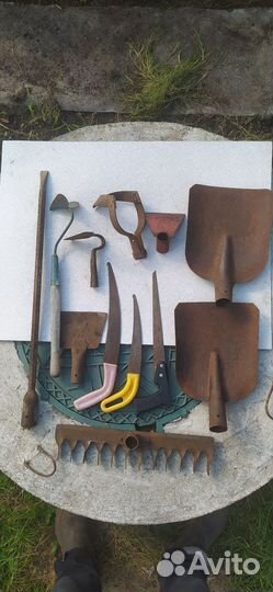 Лопаты, грабли, тяпки, пилки, ледорубы СССР