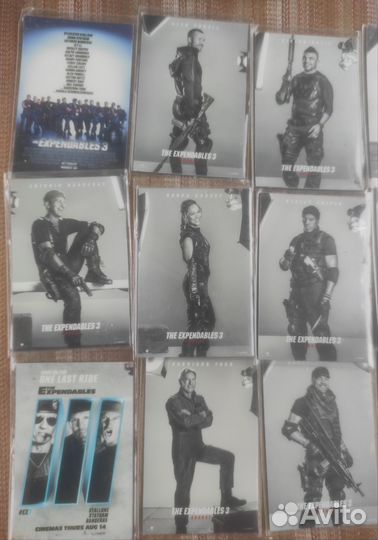 Магнит набор к/ф 'Неудержимые 3' 4.8см*7.2см