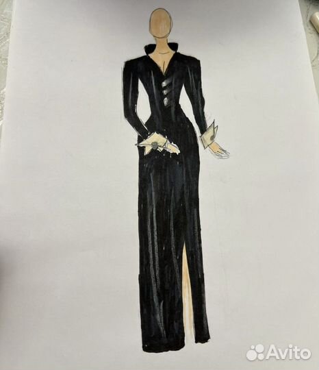 Эскизы одежды, Fashion иллюстратор