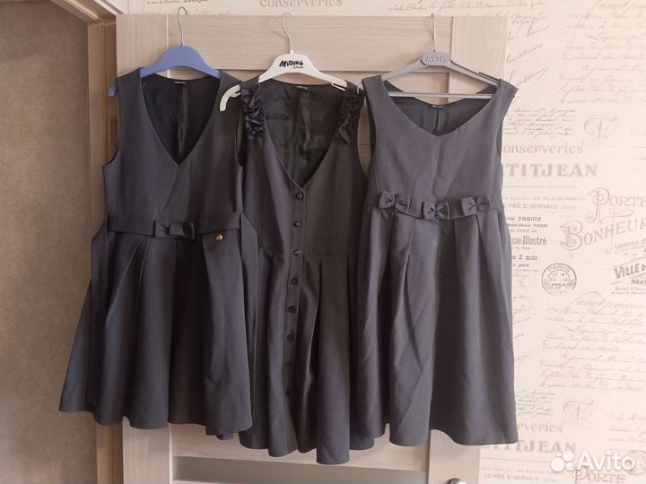 Сарафаны Гермиона. Р-р 134. Школа. Блузки.134