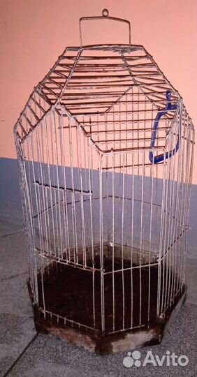 Клетка большая для птиц б/у