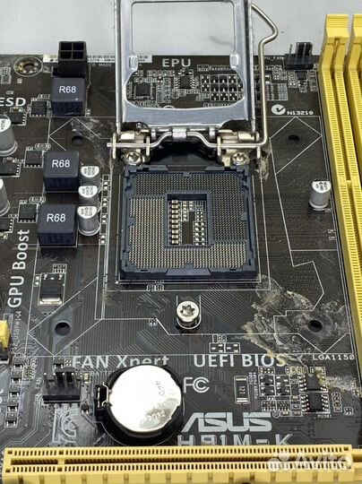 Материнская плата Asus h81m-k