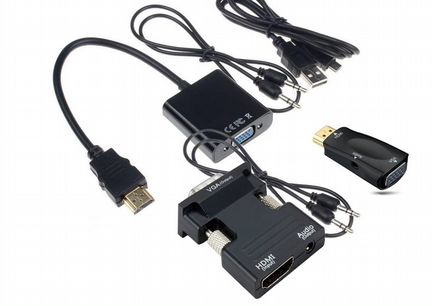 Переходники (адаптеры) hdmi - vga и vga-hdmi