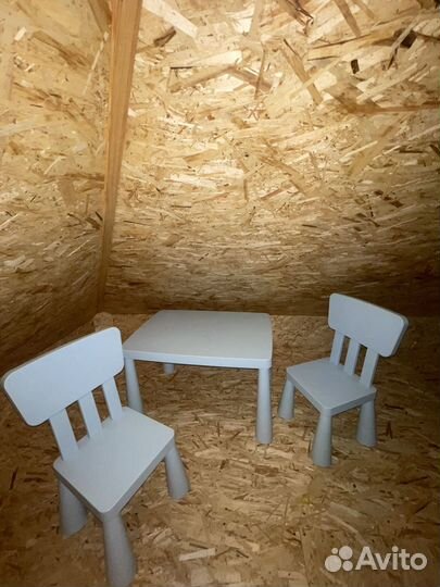Детский стол и стул IKEA