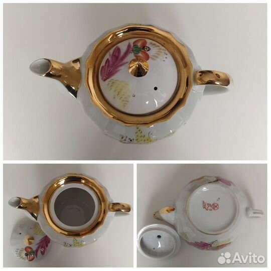 Винтажные сахарницы, чайники, соусница