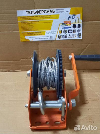 Лебедки ручные барабанные