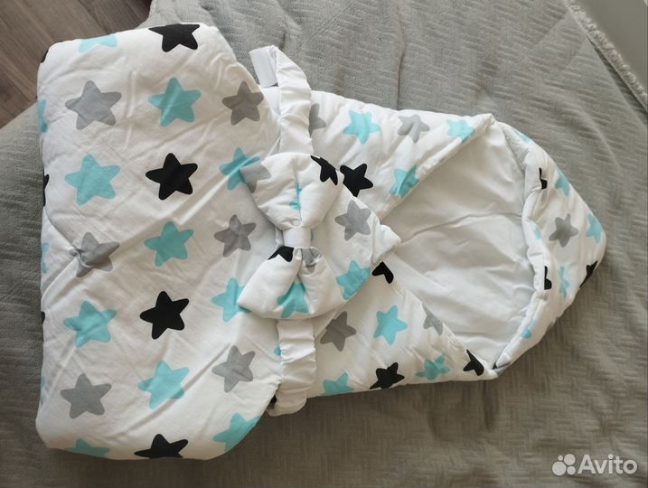 Конверт одеяло на выписку зима