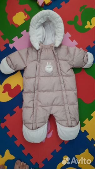 Зимний комбинезон для девочки 68