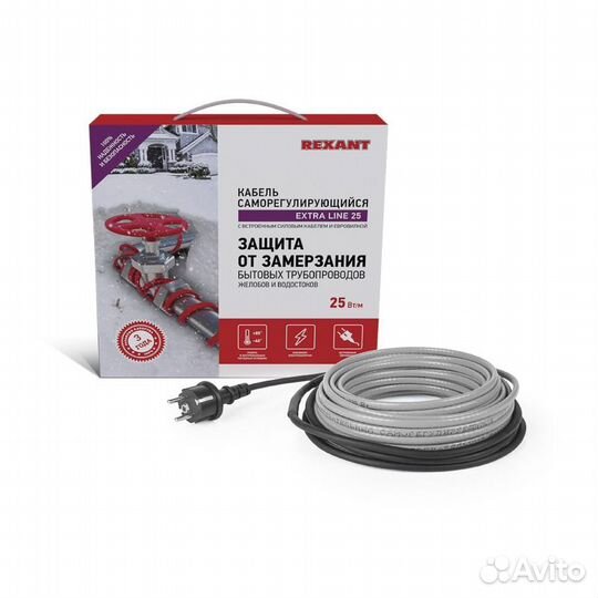 Нагревательный кабель rexant 51-0646