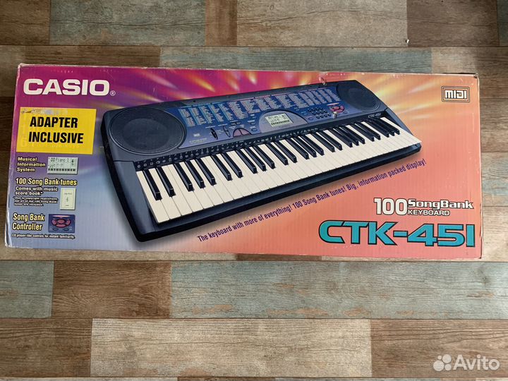 Синтезатор casio ctk-451